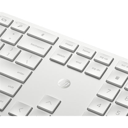 HP 650 Wireless Keyboard & Mouse Combo 4R016AA White