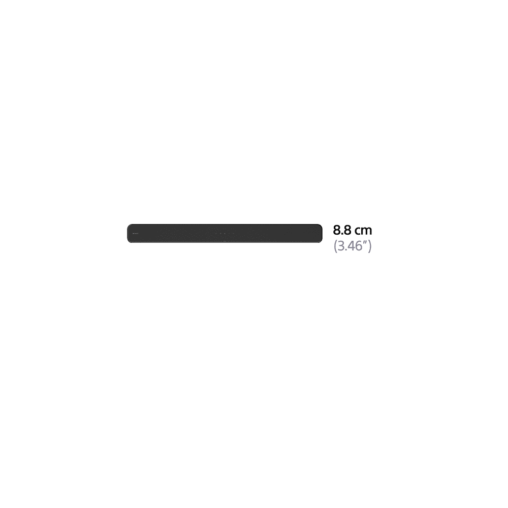 Sony HT-S100F Soundbar 120W 2.0 Channel with Bass Reflex Speaker