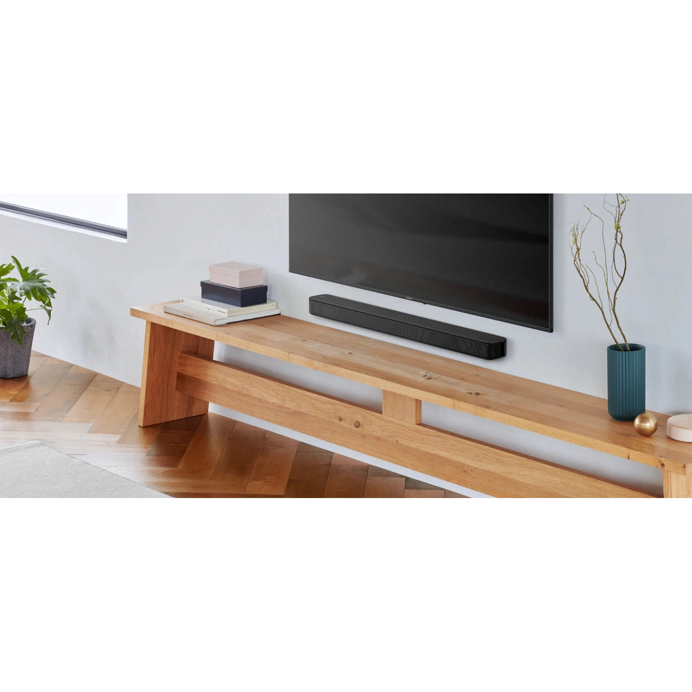 Sony HT-S100F Soundbar 120W 2.0 Channel with Bass Reflex Speaker