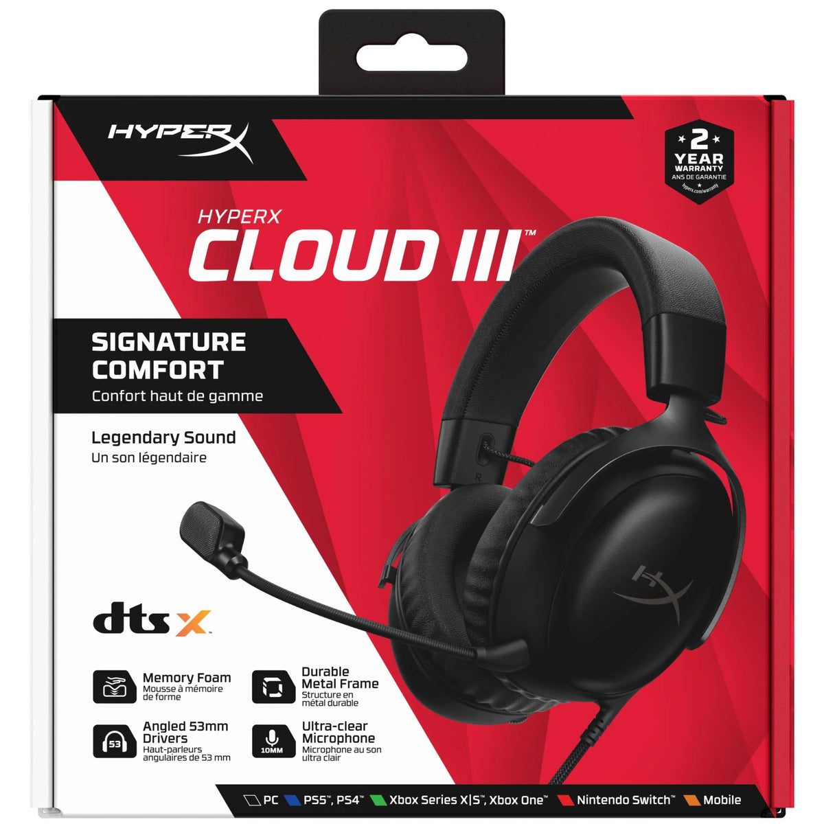 HyperX Cloud III Gaming Headset Black