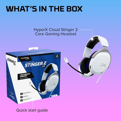 HyperX Cloud Stinger 2 Core Gaming Headset for Playstation White