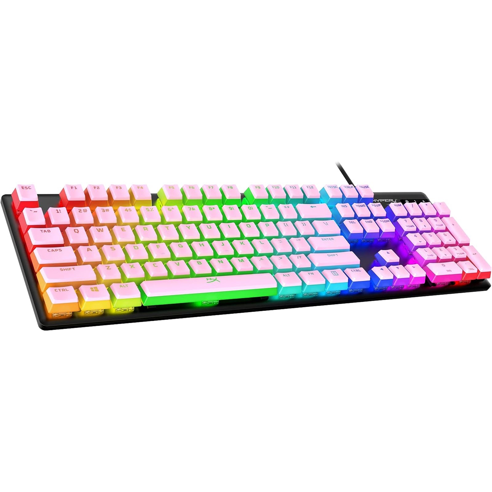 HyperX Pudding Keycaps Pink PBT US Layout