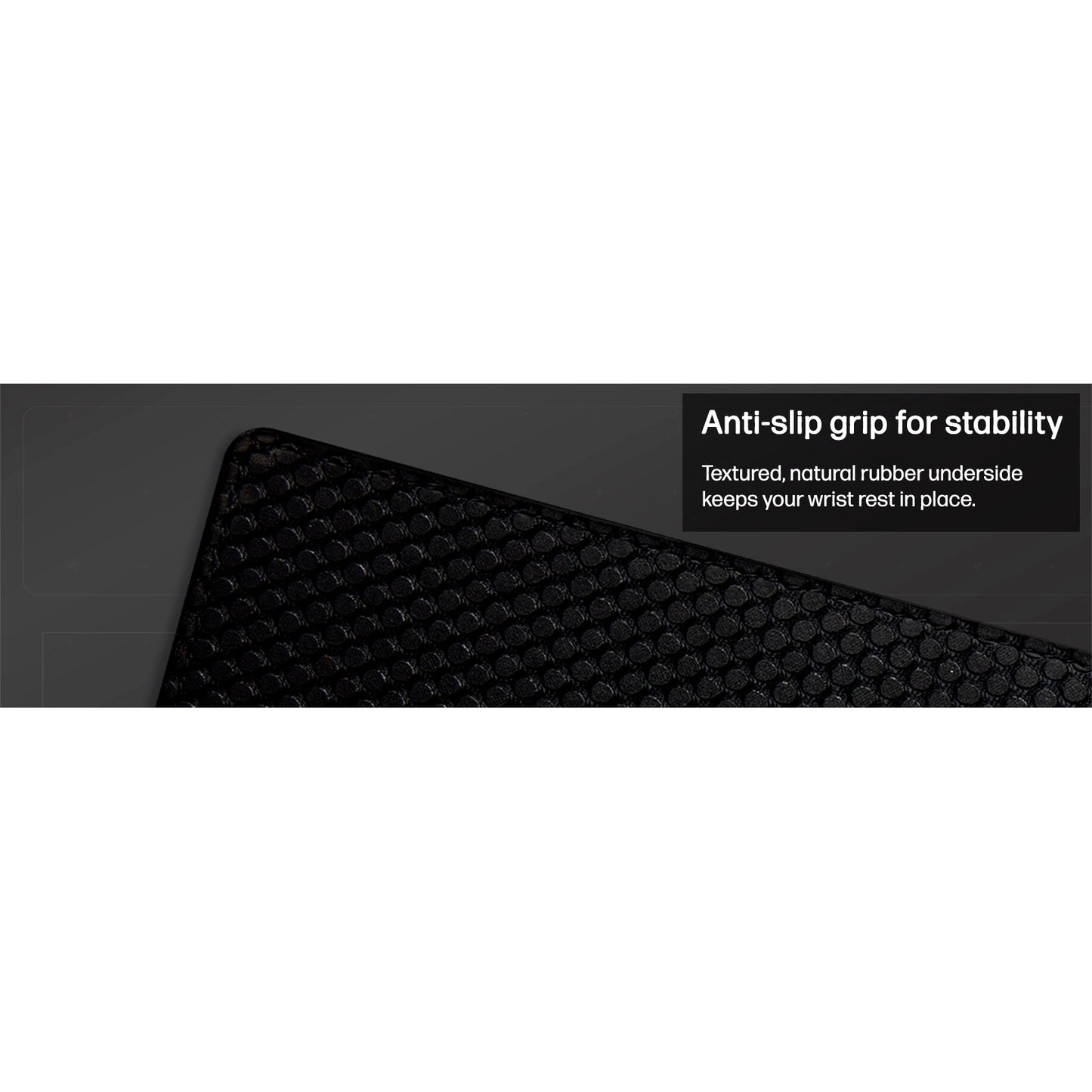 HyperX Wrist Rest for Compact 60 65 Keyboard - 4Z7X0AA Black
