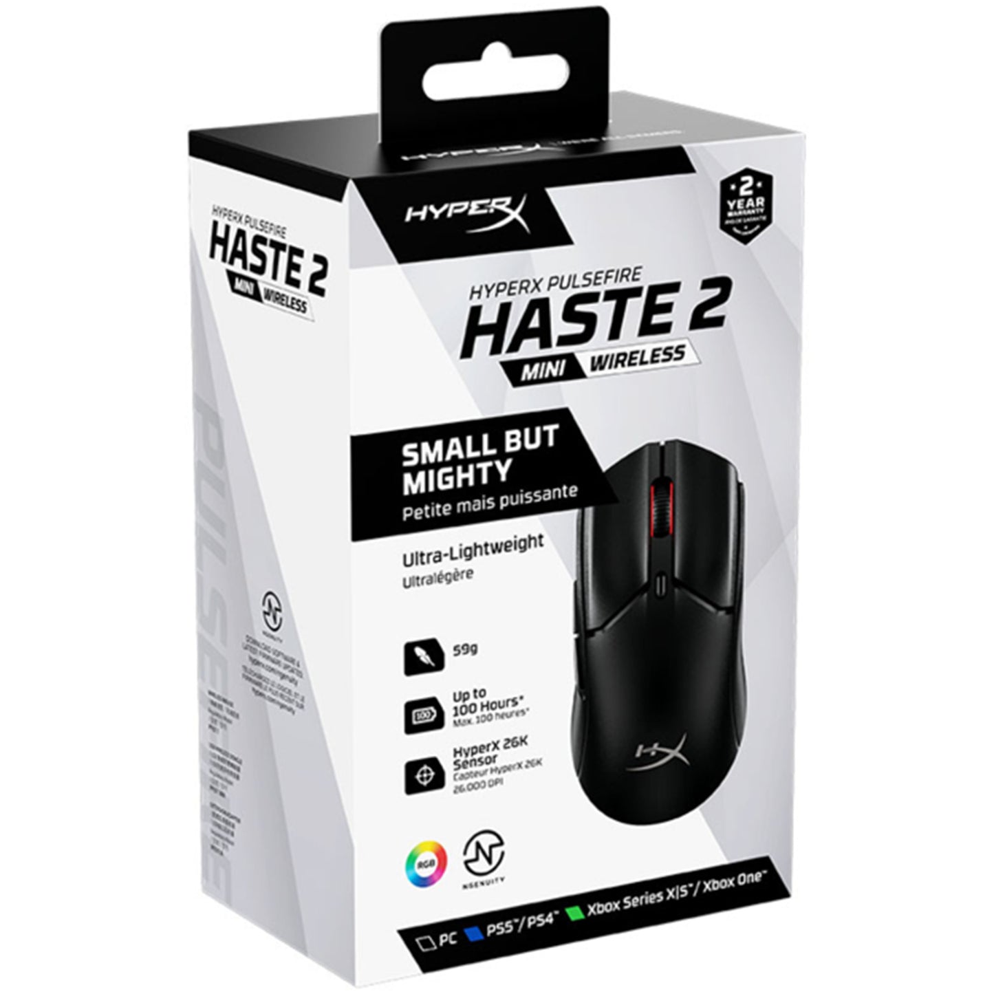 HyperX Pulsefire Haste 2 Mini Wireless Gaming Mouse Black