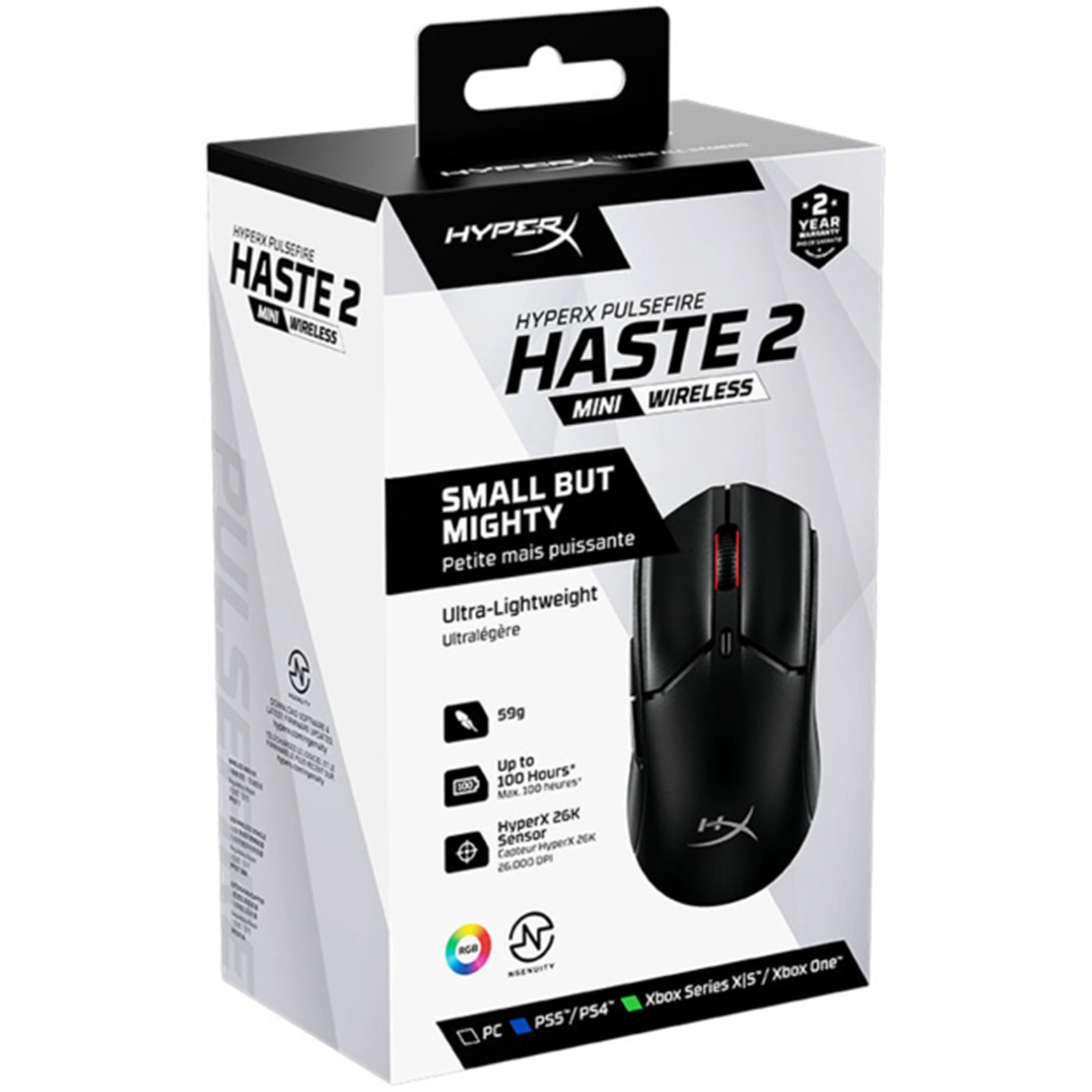 HyperX Pulsefire Haste 2 Mini Wireless Gaming Mouse Black