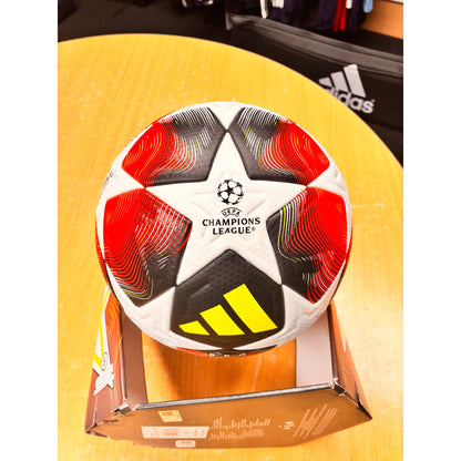 Adidas Fired Up Pro - Official Match Ball UEFA Champions League UCL Football Soccer - Size 5 White/Red