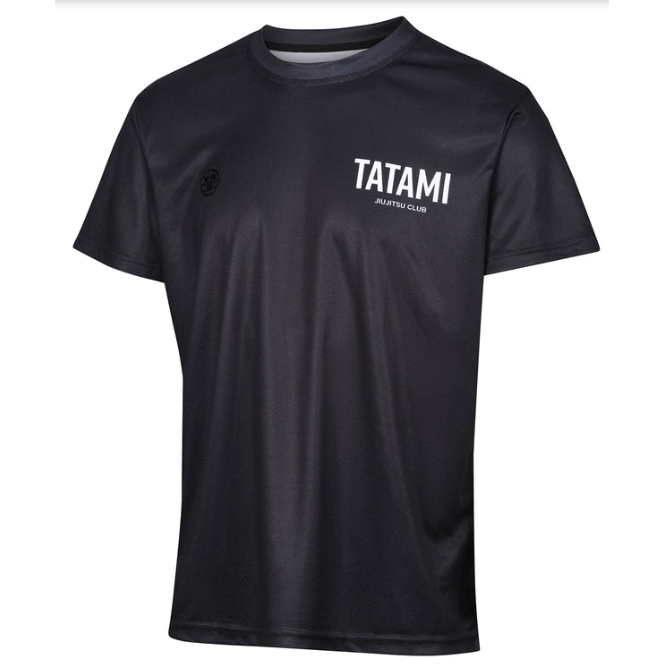 Tatami JJ Club Mesh Grapple T-Shirt - Black - Medium (M)