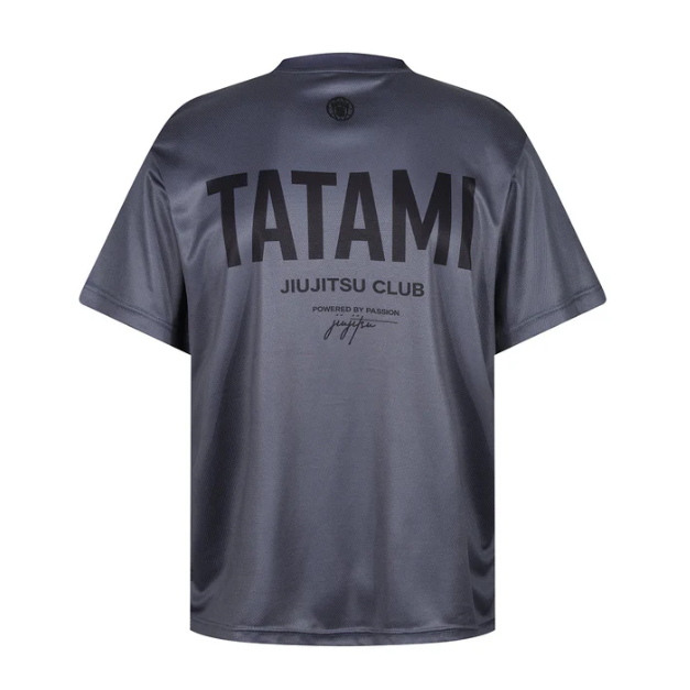Tatami JJ Club Mesh Grapple T-Shirt - Grey - Large (L)