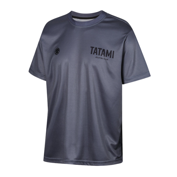 Tatami JJ Club Mesh Grapple T-Shirt - Grey - Large (L)