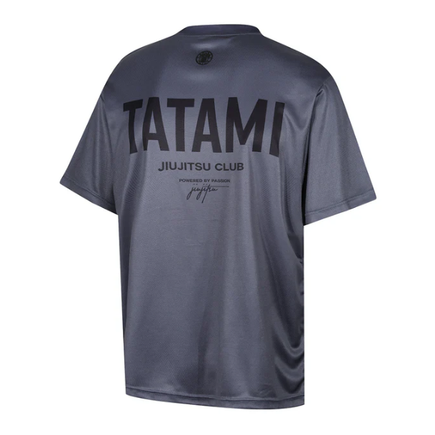 Tatami JJ Club Mesh Grapple T-Shirt - Grey - Large (L)