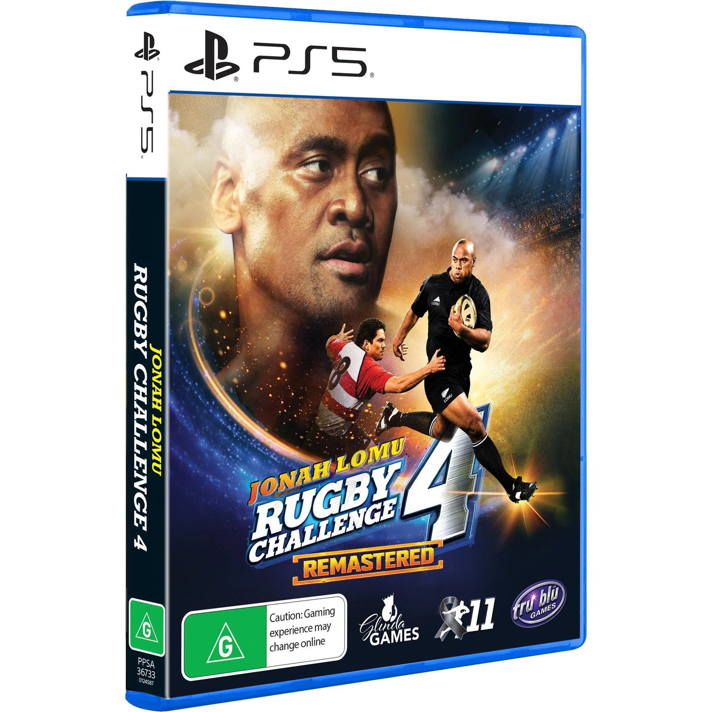 Jonah Lomu Rugby Challenge 4 Remastered Sony Playstation 5 - PS5 Rugby Sports Simulation Game