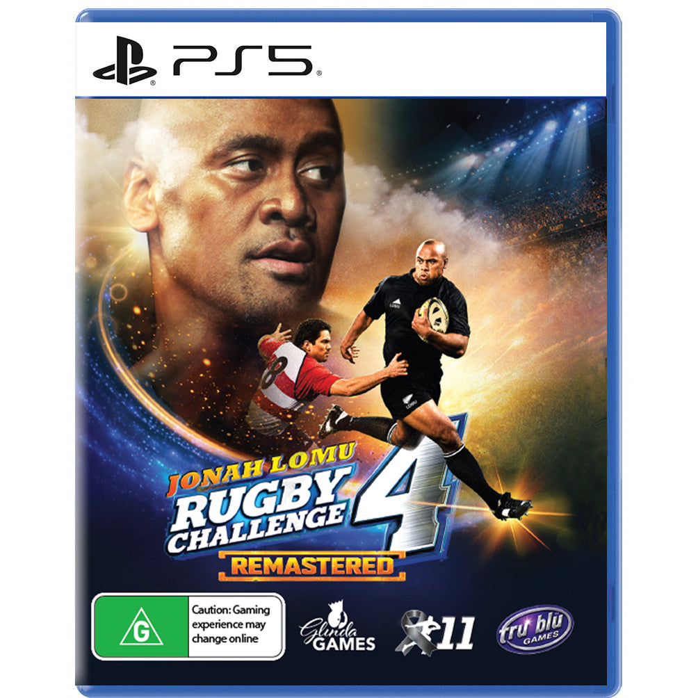 Jonah Lomu Rugby Challenge 4 Remastered Sony Playstation 5 - PS5 Rugby Sports Simulation Game