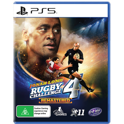 Jonah Lomu Rugby Challenge 4 Remastered Sony Playstation 5 - PS5 Rugby Sports Simulation Game