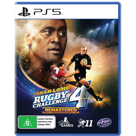 Jonah Lomu Rugby Challenge 4 Remastered Sony Playstation 5 - PS5 Rugby Sports Simulation Game
