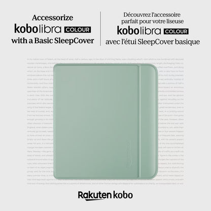 Kobo Libra Colour | 2024 | Basic SleepCover Case for eReader (Garden Green)
