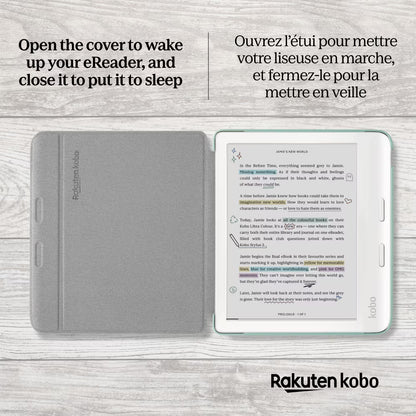 Kobo Libra Colour | 2024 | Basic SleepCover Case for eReader (Garden Green)
