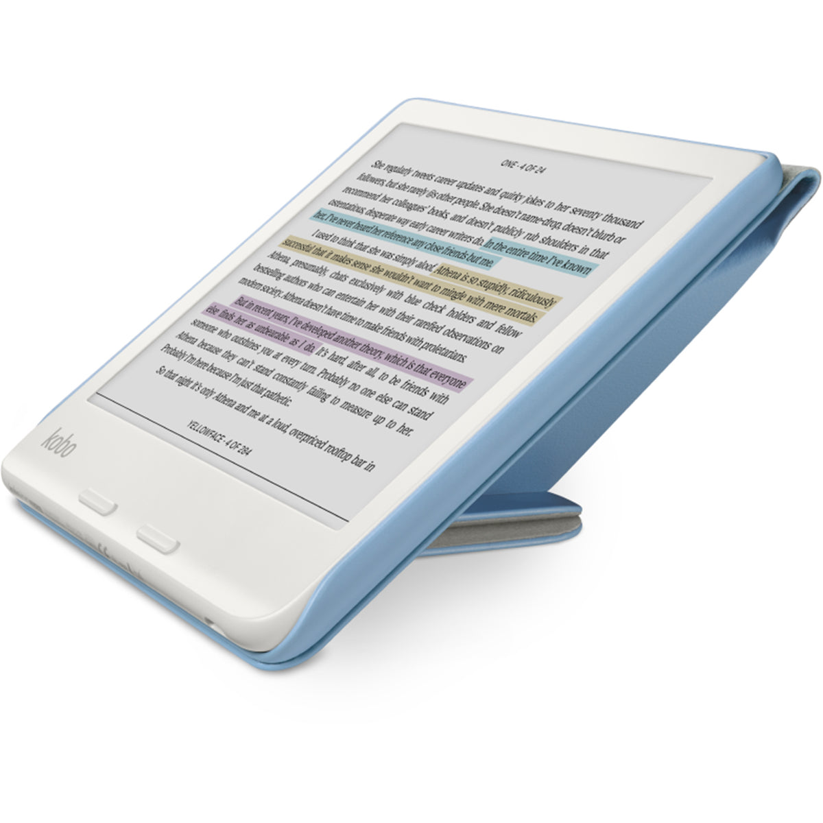 Kobo Libra Colour 2024 SleepCover Case for eReader Dusk Blue