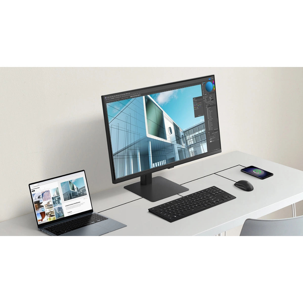 Samsung ViewFinity S6 S60UD LS27D604U 27" | QHD 2560x1440 | 16:9 | 5ms | 100Hz IPS | Business Monitor