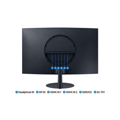 Samsung 32" C390 Curved Gaming Monitor 1000R Curved Monitor FHD 2xHDMI DP Built-In-Speakers LS32C390EAEXXY