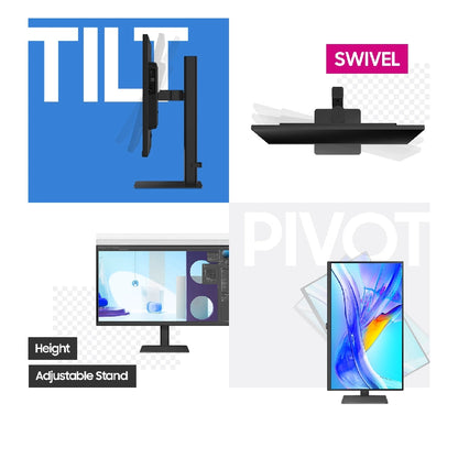 Samsung ViewFinity S8 S80UD LS27D804U 27" | 4K UHD 3840x2160 | 16:9 | 5ms | 60Hz IPS | Business Monitor