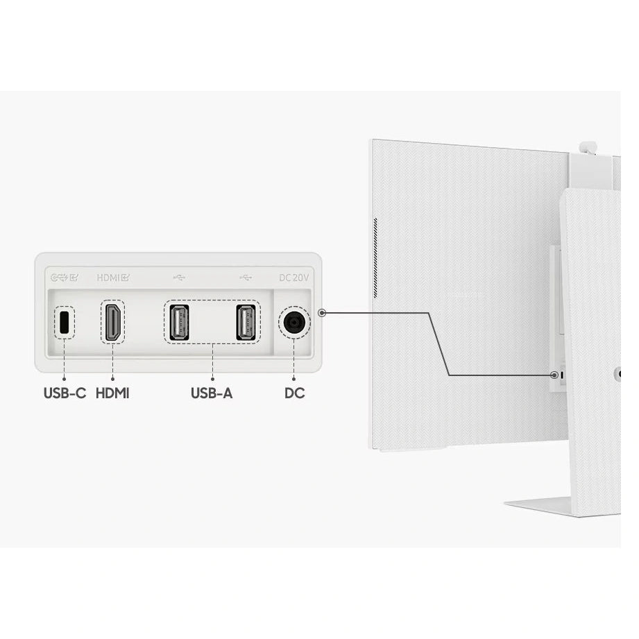 Samsung M8 32" | 4K UHD 3840x2160 | 16:9 | 4ms | 60Hz VA | Smart Monitor (White)