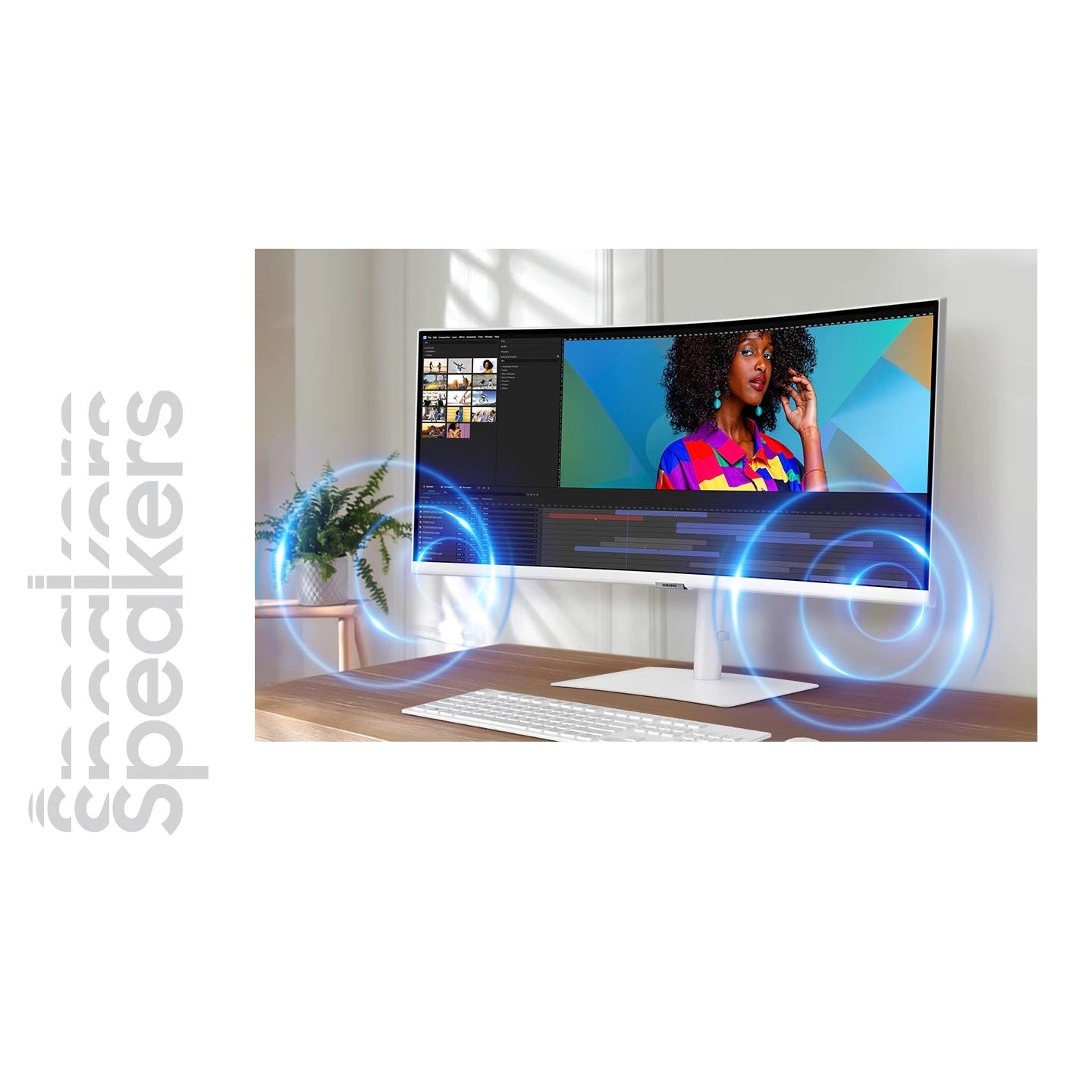 Samsung ViewFinity S6 S65TC 34" Curved | UWQHD 3440x1440 | 21:9 | 5ms | 100Hz VA | Thunderbolt 4 | Ultrawide Monitor (White)