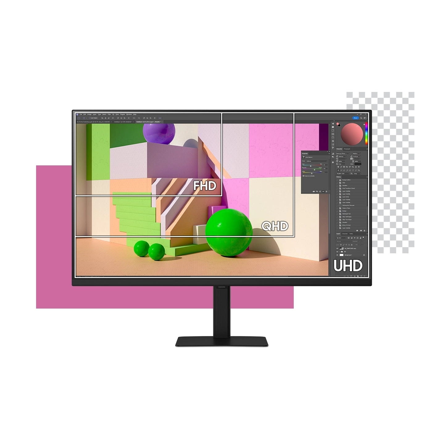 Samsung ViewFinity S7 S70D LS32D700E 32" | 4K UHD 3840x2160 | 16:9 | 5ms | 60Hz VA | Business Monitor