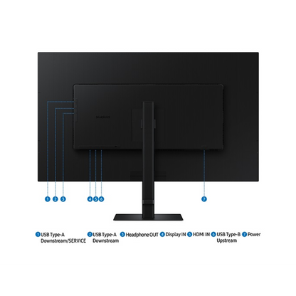 Samsung ViewFinity S8 S80UD LS37D802E 37" | 4K UHD 3840x2160 | 16:9 | 5ms | 60Hz VA | Business Monitor