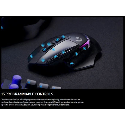 Logitech G G502 X Plus Wireless RGB Gaming Mouse G502X Black