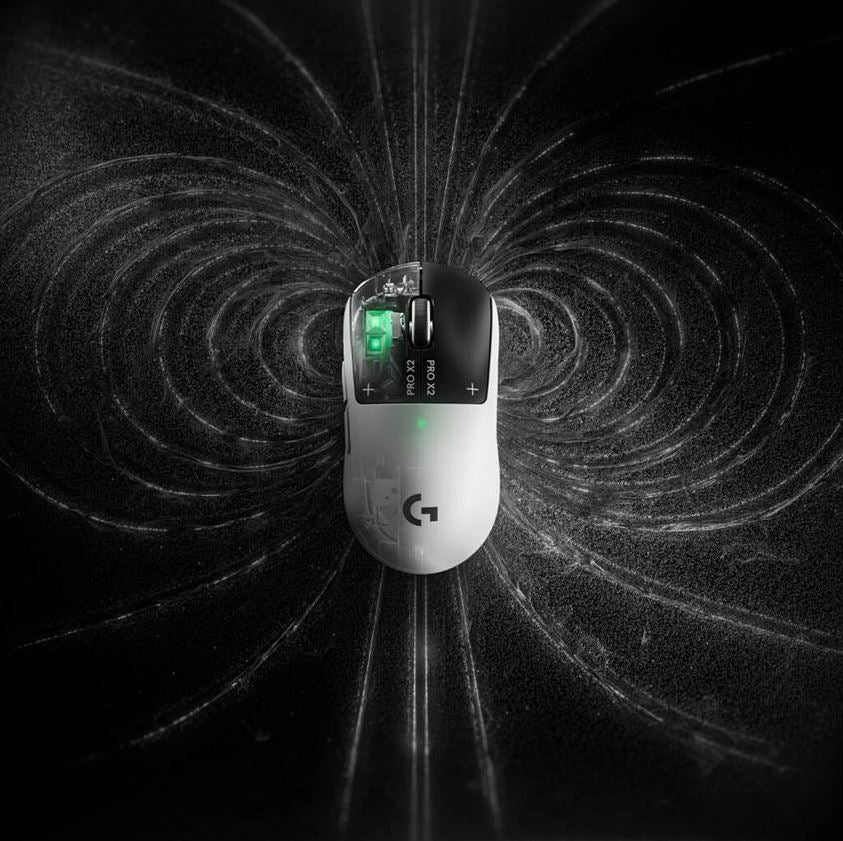 Logitech G Pro X2 Superstrike Lightspeed Wireless Gaming Mouse Lunar Eclipse