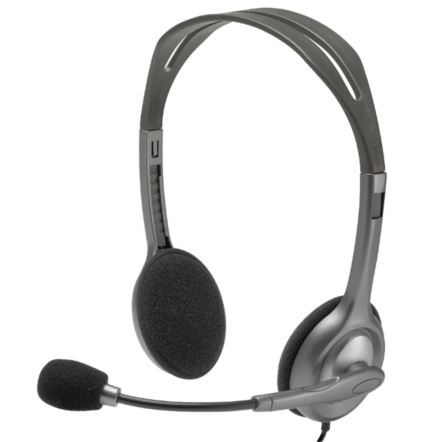 Logitech H110 Wired Stereo Headset with Noise-Cancelling Microphone