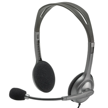 Logitech H110 Wired Stereo Headset with Noise-Cancelling Microphone