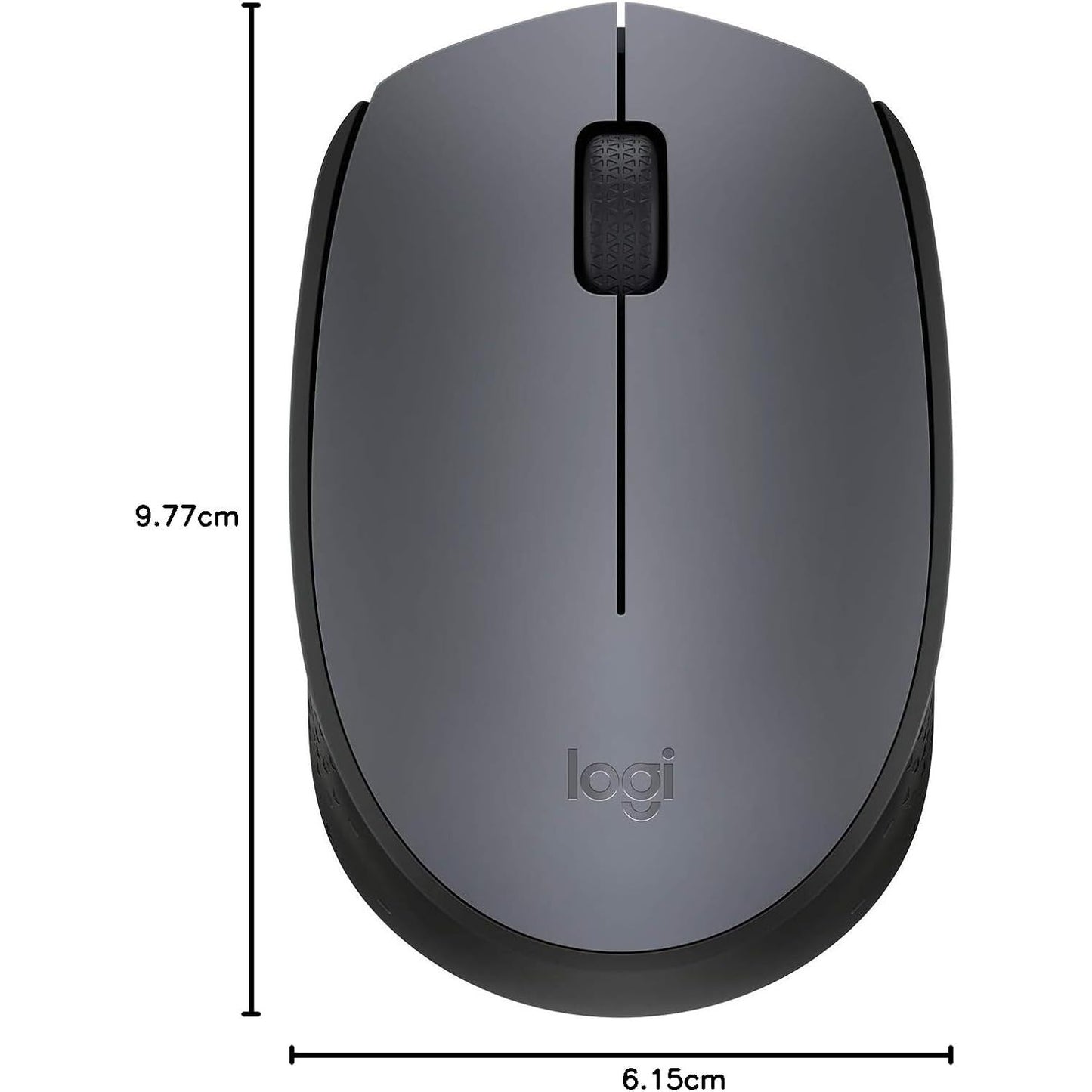 Logitech M171 USB Portable Wireless Mouse (Grey/Black)