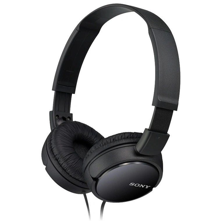 Sony MDR-ZX110B Wired On-Ear Headphones (Black)