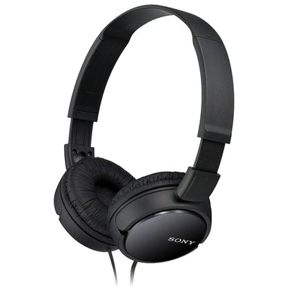 Sony MDR-ZX110B Wired On-Ear Headphones (Black)