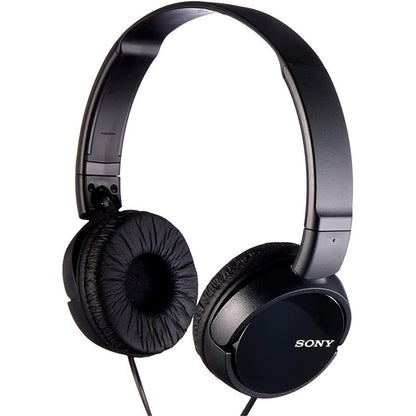 Sony MDR-ZX110B Wired On-Ear Headphones (Black)