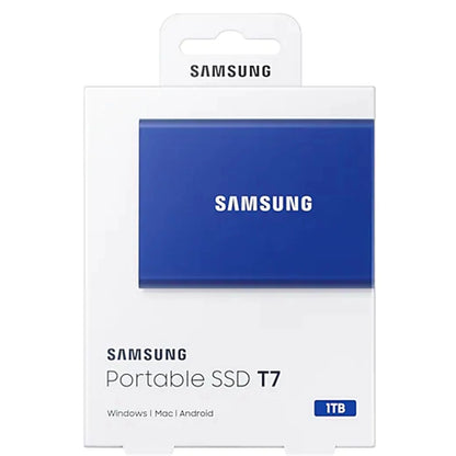 Samsung T7 2TB Portable External SSD (Indigo Blue)