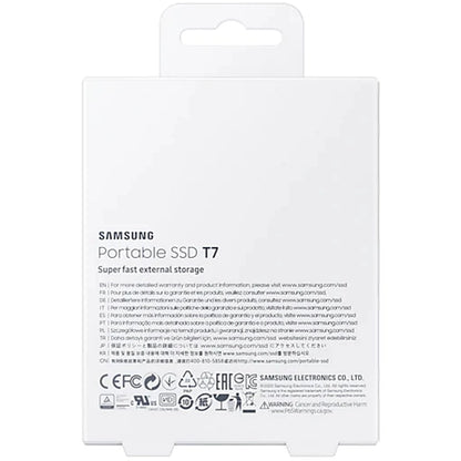 Samsung T7 2TB Portable External SSD (Indigo Blue)