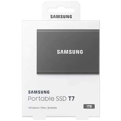 Samsung T7 1TB Portable External SSD Titan Grey