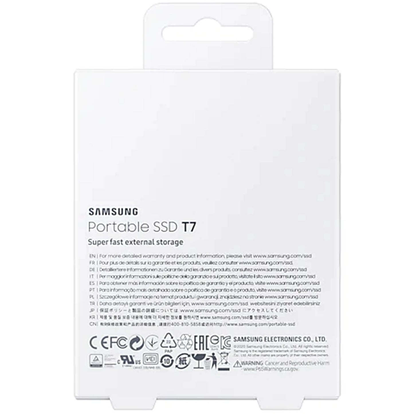 Samsung T7 1TB Portable External SSD Titan Grey