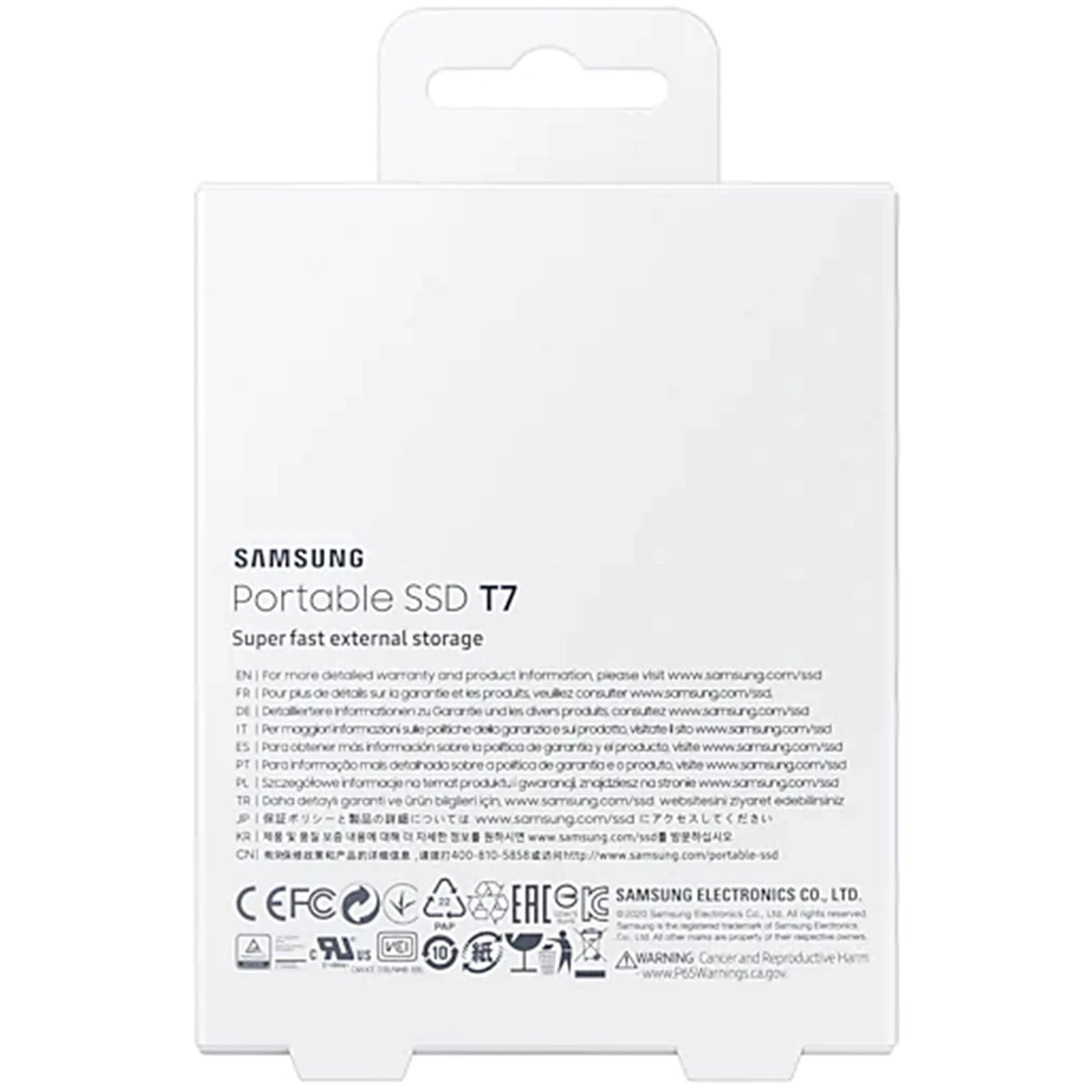 Samsung T7 1TB Portable External SSD Titan Grey