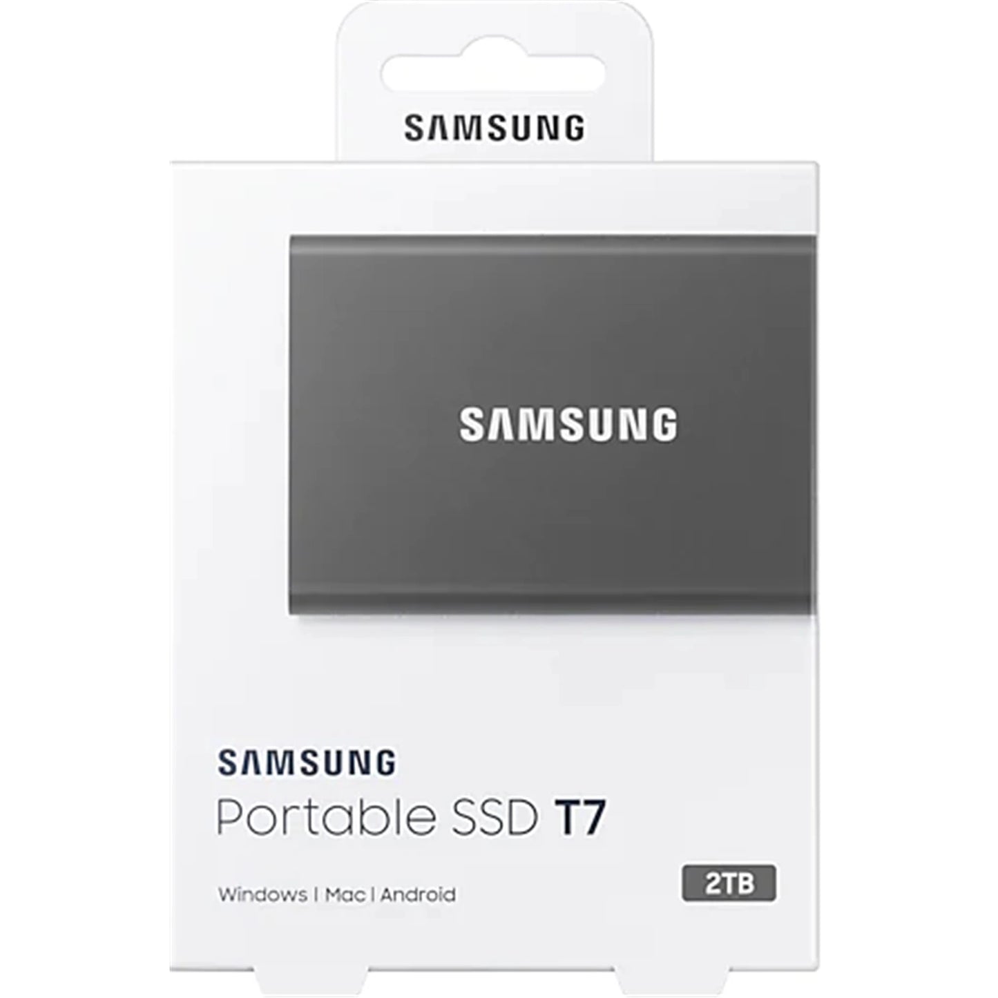 Samsung T7 2TB Portable External SSD (Titan Grey)