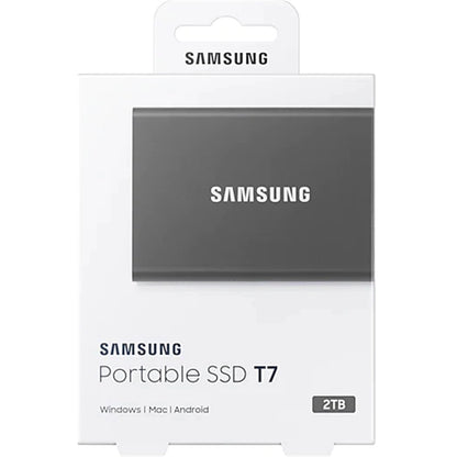 Samsung T7 2TB Portable External SSD (Titan Grey)