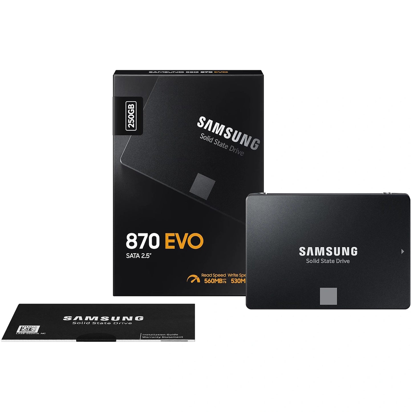 Samsung 870 EVO 250GB SATA3 V-NAND 2.5" Internal SSD (5 Years Warranty)