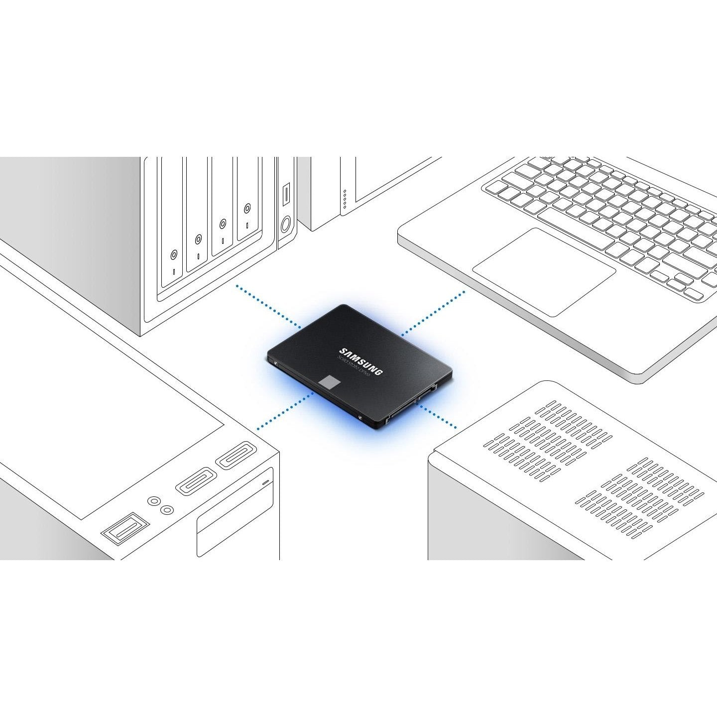 Samsung 870 EVO 500GB SATA3 V-NAND 2.5" Internal SSD (5 Years Warranty)