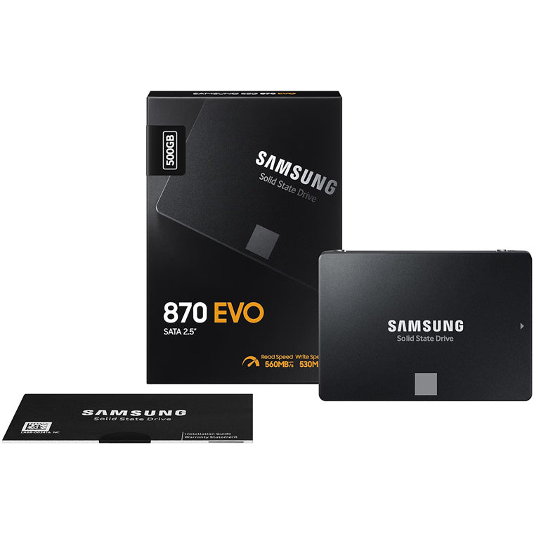 Samsung 870 EVO 500GB SATA3 V-NAND 2.5" Internal SSD (5 Years Warranty)