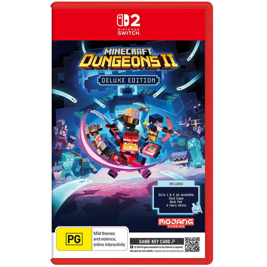 Minecraft Dungeons II Deluxe Edition Nintendo Switch 2 - Dungeon Crawler Action RPG Game