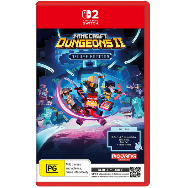 Minecraft Dungeons II Deluxe Edition Nintendo Switch 2 - Dungeon Crawler Action RPG Game