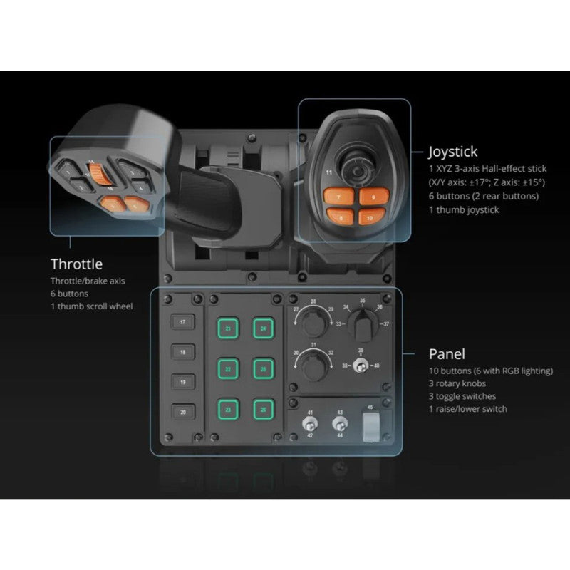 Moza FCS Farming Control System RS104 - PC Simulator Controller