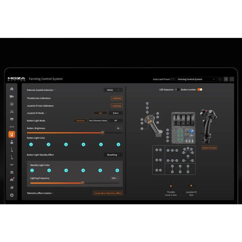 Moza FCS Farming Control System RS104 - PC Simulator Controller